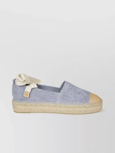 Tory Burch Cap-toe Espadrille With Woven Jute Sole