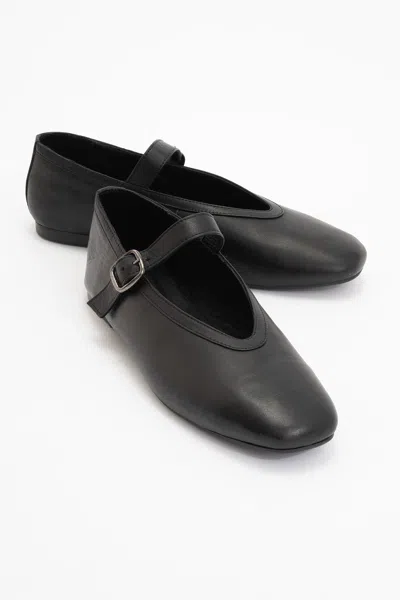 Forever & Always Shoes Matilda Leather Mary Jane Flats