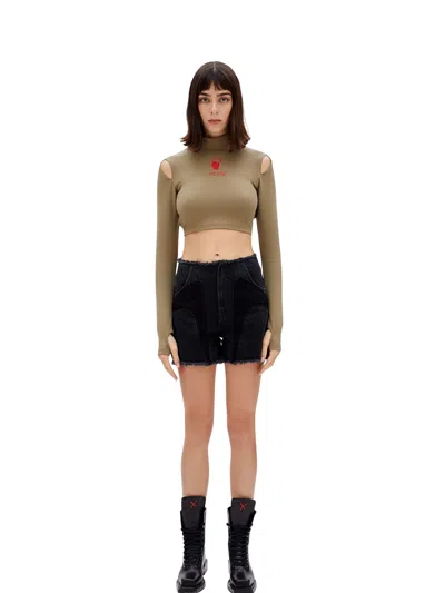 Pcfg Store Long Sleeve Crop Top