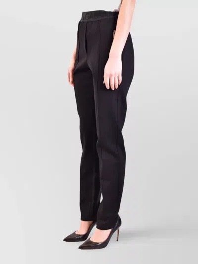 Dolce & Gabbana Trousers With Elastic Waistband And Tapered Leg In Black