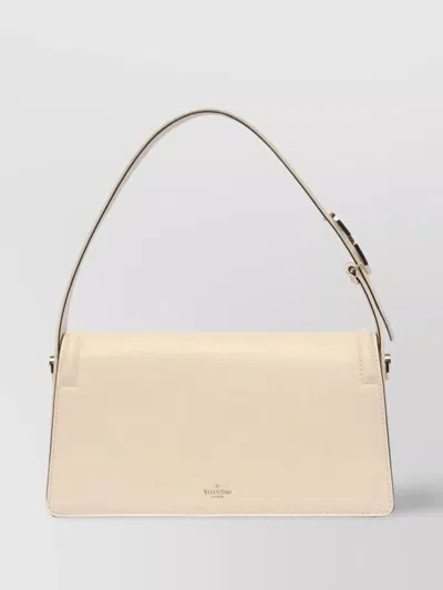 Valentino Structured Shoulder Bag Contrast Edging