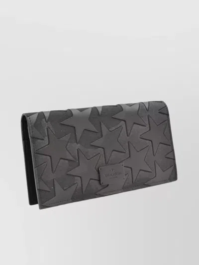 Valentino Rectangular Embossed Star Pattern Purses & Cardholders