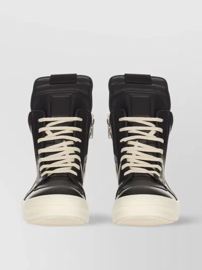 Rick Owens Geometric Panel High-top Sneakers