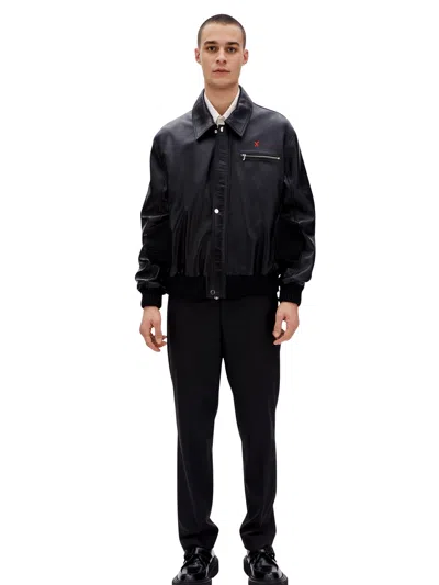 Pcfg Store Bomber Leather Jacket