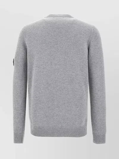 Stone Island Lightweight Wool Crew Neck Sweater With Raglan Sleeves Clothing