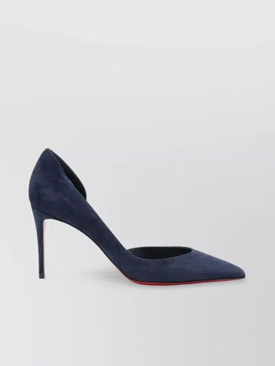 Christian Louboutin Pointed Toe Suede Finish Pumps