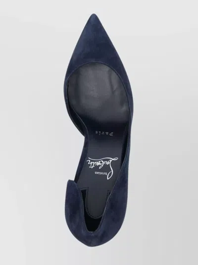 Christian Louboutin Pointed Toe Suede Finish Pumps