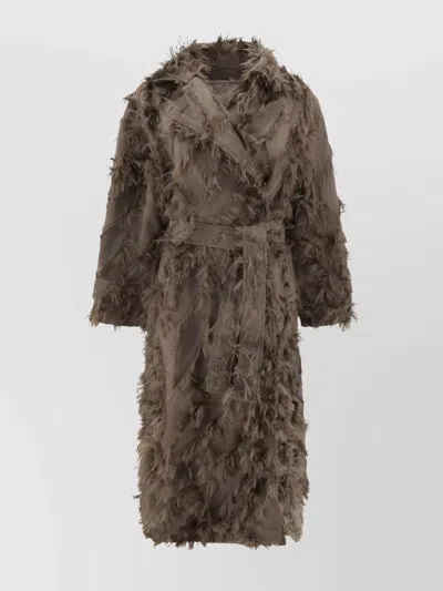 Brunello Cucinelli Double-breasted Lamb Fur Coat