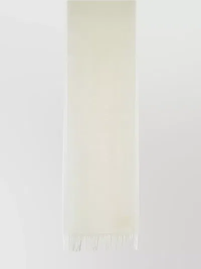 Max Mara 'wsdalia' Cashmere Scarf Fringe Detailing