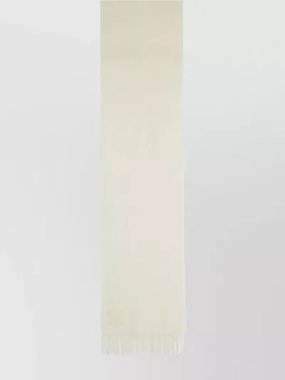 Max Mara 'wsdalia' Cashmere Scarf Fringe Detailing