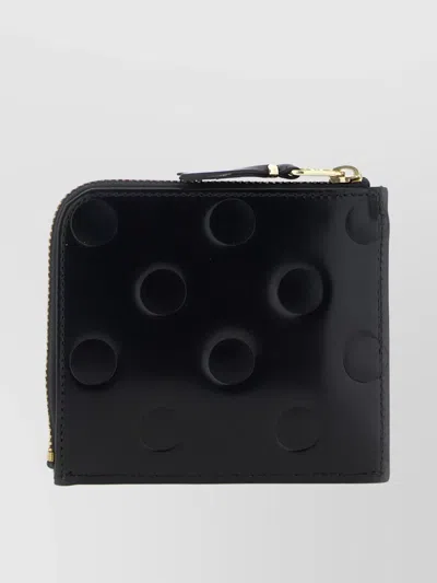 Comme Des Garçons Raised Polka Dot Pattern Wallet