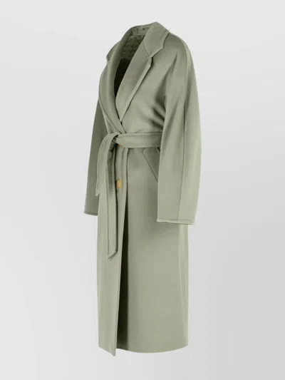 Max Mara Lady Virgin Wool And Cashmere Coat In Green