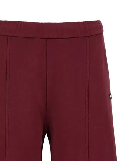 Rotate Birger Christensen Joggers Featuring Elastic Waistband And Side Pockets In Red