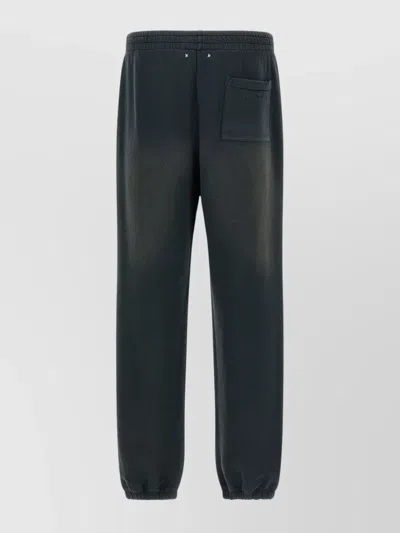 Golden Goose Black Niccol Joggers In Green