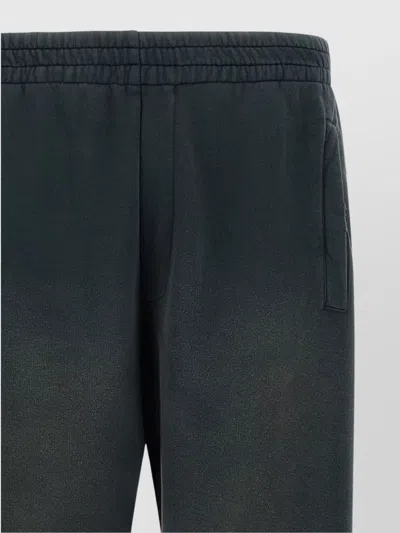 Golden Goose Black Niccol Joggers In Green