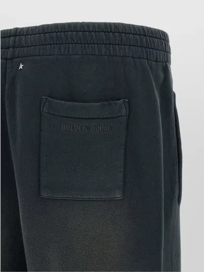 Golden Goose Black Niccol Joggers In Green