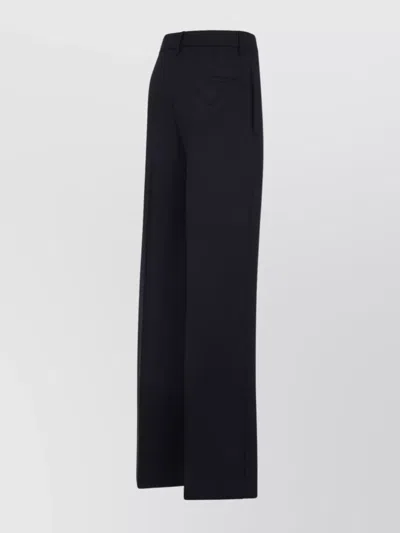 Prada Virgin Wool High Waist Trousers