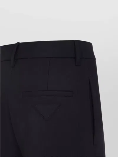 Prada Virgin Wool High Waist Trousers