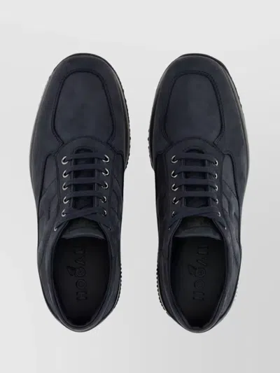 Hogan Hyperactive Low-top Sneakers Rubber Sole In Blue