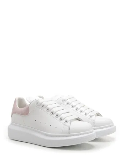 Alexander Mcqueen Oversized With Black Heel Sneakers White