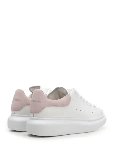 Alexander Mcqueen Oversized With Black Heel Sneakers White