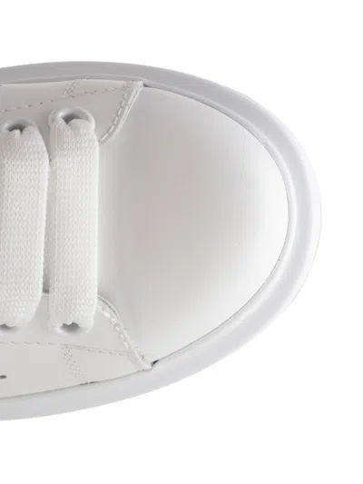 Alexander Mcqueen Oversized With Black Heel Sneakers White