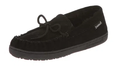 Bearpaw Mens Moc Ii Wide Sheepskin Suede Slippers