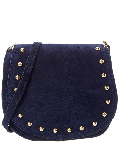 Persaman New York Elvira Studded Suede Crossbody