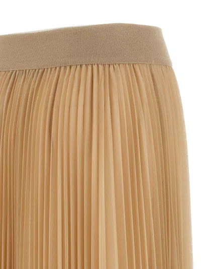 Fabiana Filippi Pleated Tulle A-line Midi Skirt In Pink