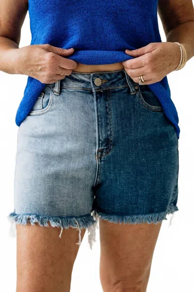 Risen Women's Carmen Combo Shorts In Blue In Blue
