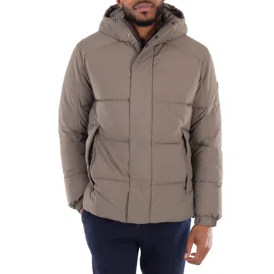 Save The Duck Long Sleeve Hood Padded Jacket In Gray