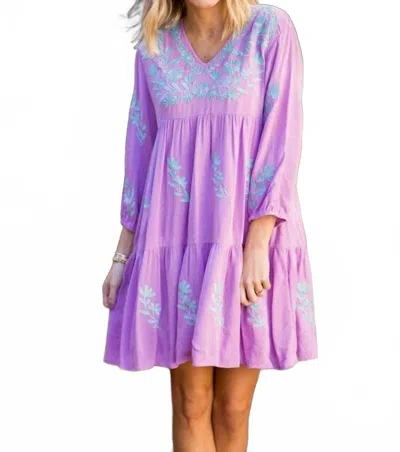 J.marie The Madeline Dress In Lilac In Purple