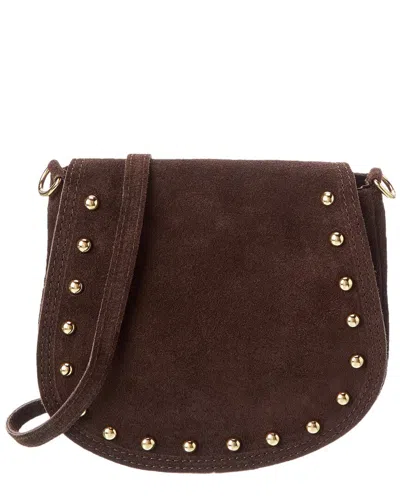 Persaman New York Elvira Studded Suede Crossbody