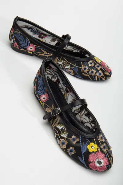 Prologue Shoes Fauna Mesh Mary Jane Flats