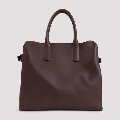 Giorgio Armani Calf Leather Shoulder Bag Men