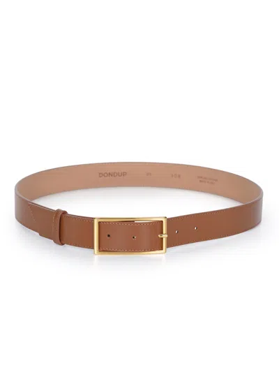 Dondup Belt Made Of Leather In Brown