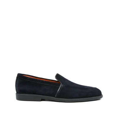 Santoni Suede Loafers