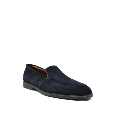 Santoni Suede Loafers