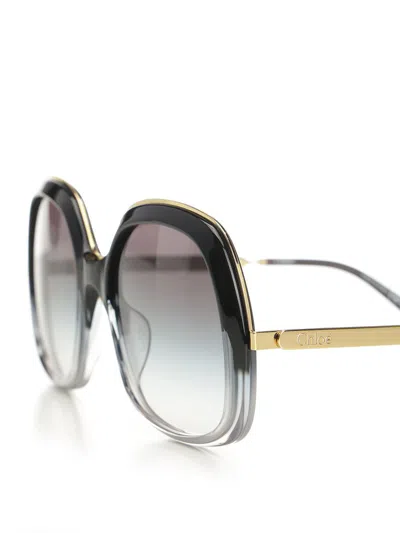 Chloé Square Sun Glasses Grey