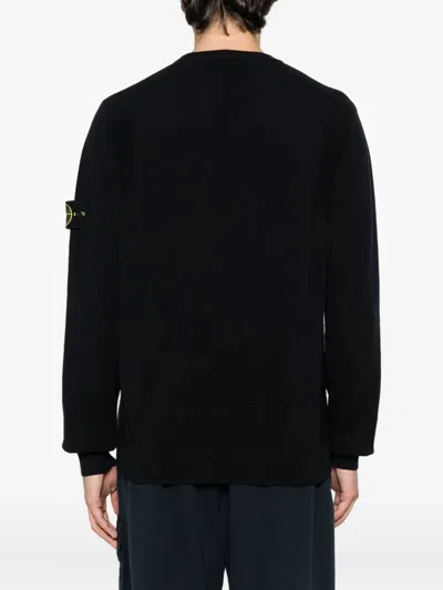 Stone Island Organic Cotton Crewneck Sweatshirt