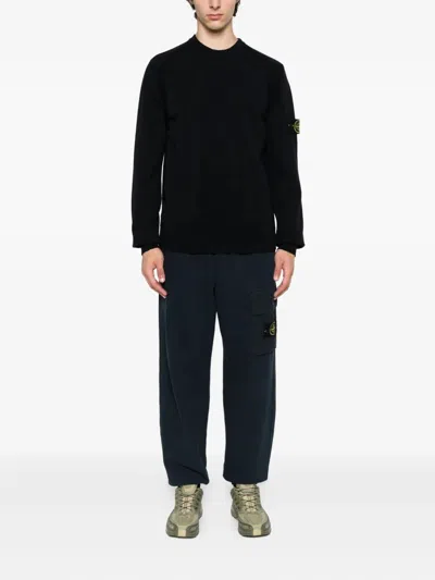 Stone Island Organic Cotton Crewneck Sweatshirt