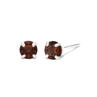 Superjeweler 1/4 Carat Gemstone Stud Earrings In Gold-classic Solitaire Gemstone Earrings All Gemstone Options