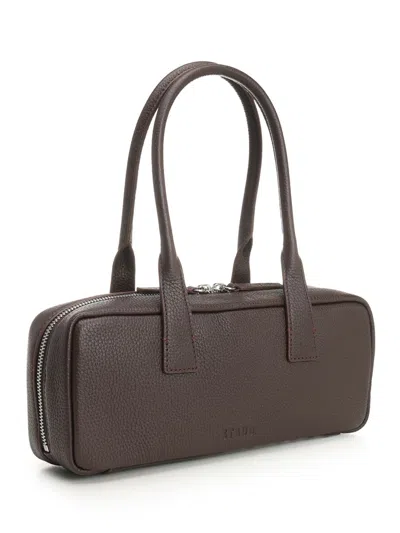 Staud The Dude Shoulder Bag Suede Handbags Brown