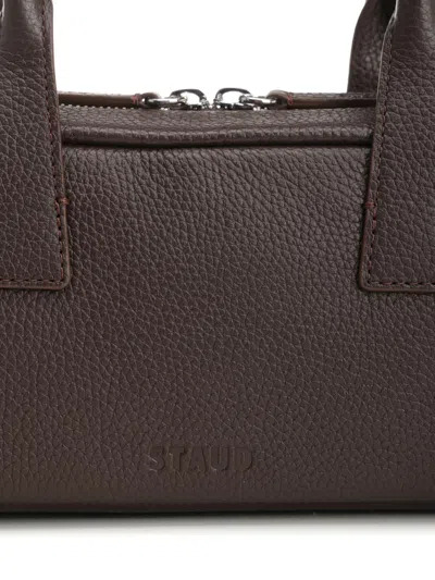 Staud The Dude Shoulder Bag Suede Handbags Brown