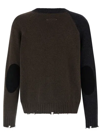 Mm6 Maison Margiela Colorblock Cardigan Color Block In Multi