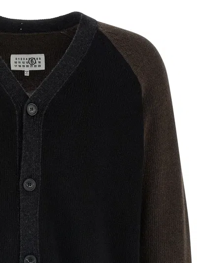 Mm6 Maison Margiela Colorblock Cardigan Color Block In Multi