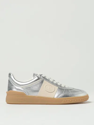 Valentino Upvillage Leather Sneaker In Neutral
