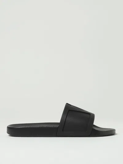 Valentino Pool Slide Coolside Slippers In Black