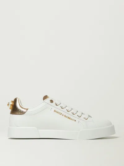 Dolce & Gabbana Dolce&gabbana Women Portofino Sneakers In White