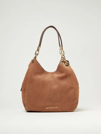 Michael Kors Lillie Large Suede Shoulder Bag